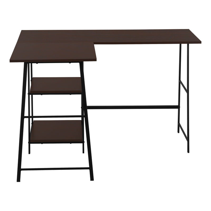 Computer Desk, Home Office, Corner, Storage Shelves, L Shape, Work, Laptop, Contemporary, Modern - R&R Furniture Gallery (Fountain Valley, CA)
