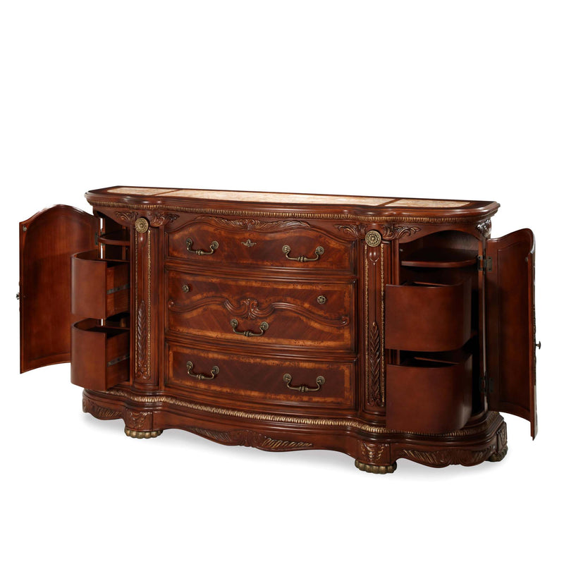 Cortina - Dresser - Honey Walnut - R&R Furniture Gallery (Fountain Valley, CA)