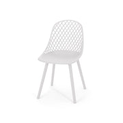 Set of two Noble House Lily Chairs with wooden legs and upholstered seats, showcasing modern design and comfortable seating.