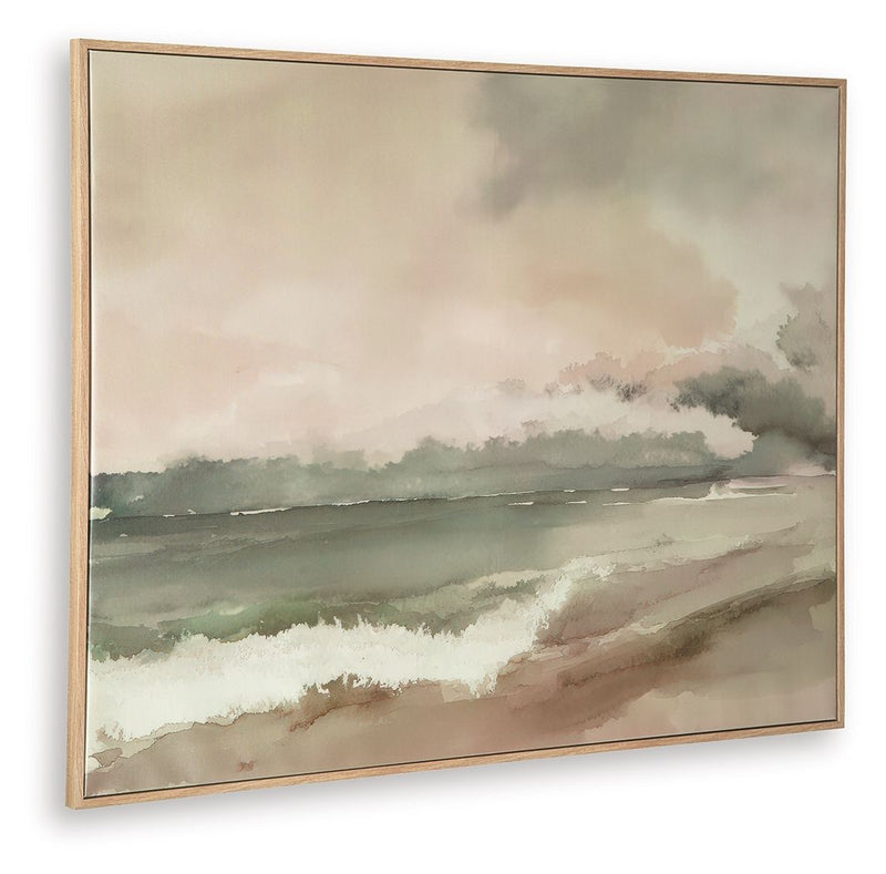 Vallus - Wall Art - Blush / Green / Gray - R&R Furniture Gallery (Fountain Valley, CA)
