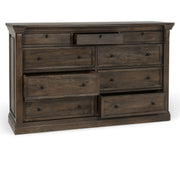 Adelaide - Wood 9 Drawer Dresser - Cocoa Brown - R&R Furniture Gallery (Fountain Valley, CA)