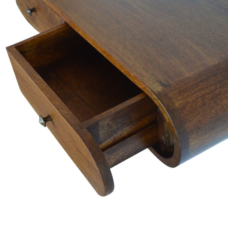 London - Floating Console - Chestnut - R&R Furniture Gallery (Fountain Valley, CA)