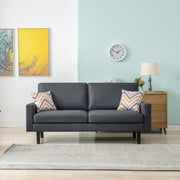 Bahamas - Minimalistic Sofa With 2 Throw Pillows - R&R Furniture Gallery (Fountain Valley, CA)