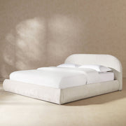 Archie Puffy Grounded - Upholstered Platform Bed - R&R Furniture Gallery (Fountain Valley, CA)
