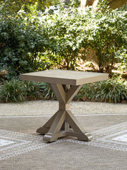Laguna Heights - Square End Table - Beige - R&R Furniture Gallery (Fountain Valley, CA)