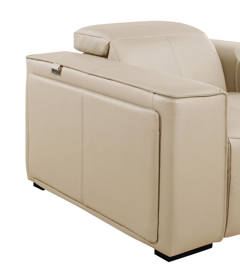 1224 - 3-Piece Modular Power Reclining Sofa In With 3 Power Recliners & Power Headrests