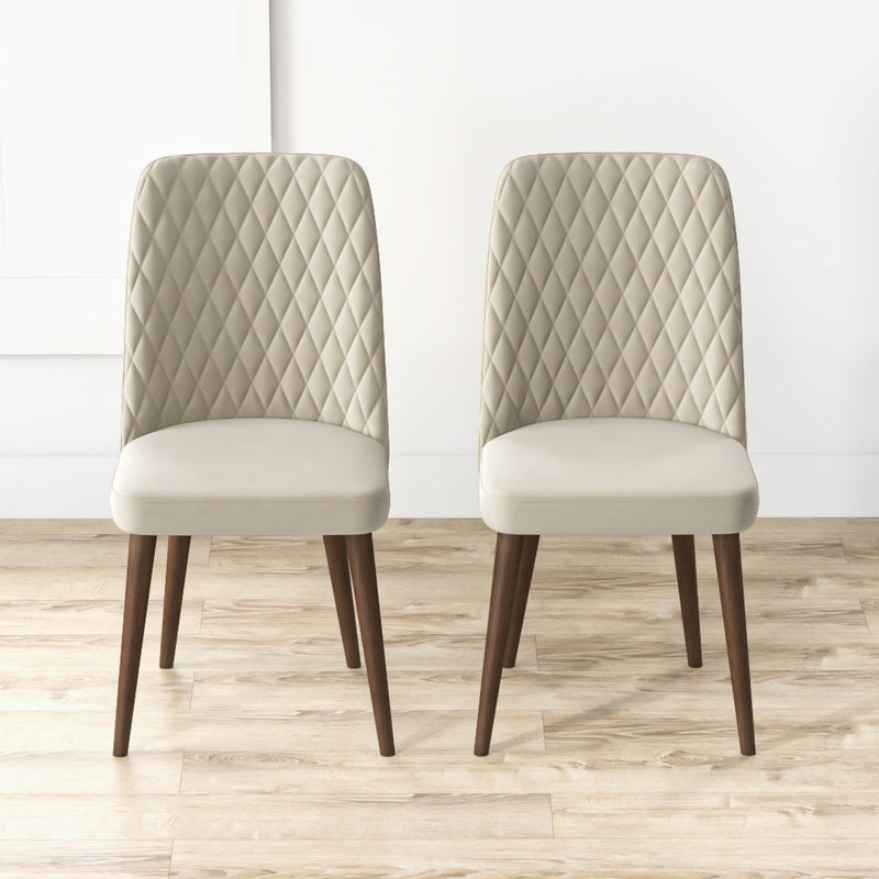 Katie - Mid-Century Modern Dining Chair (Set of 2) - R&R Furniture Gallery (Fountain Valley, CA)
