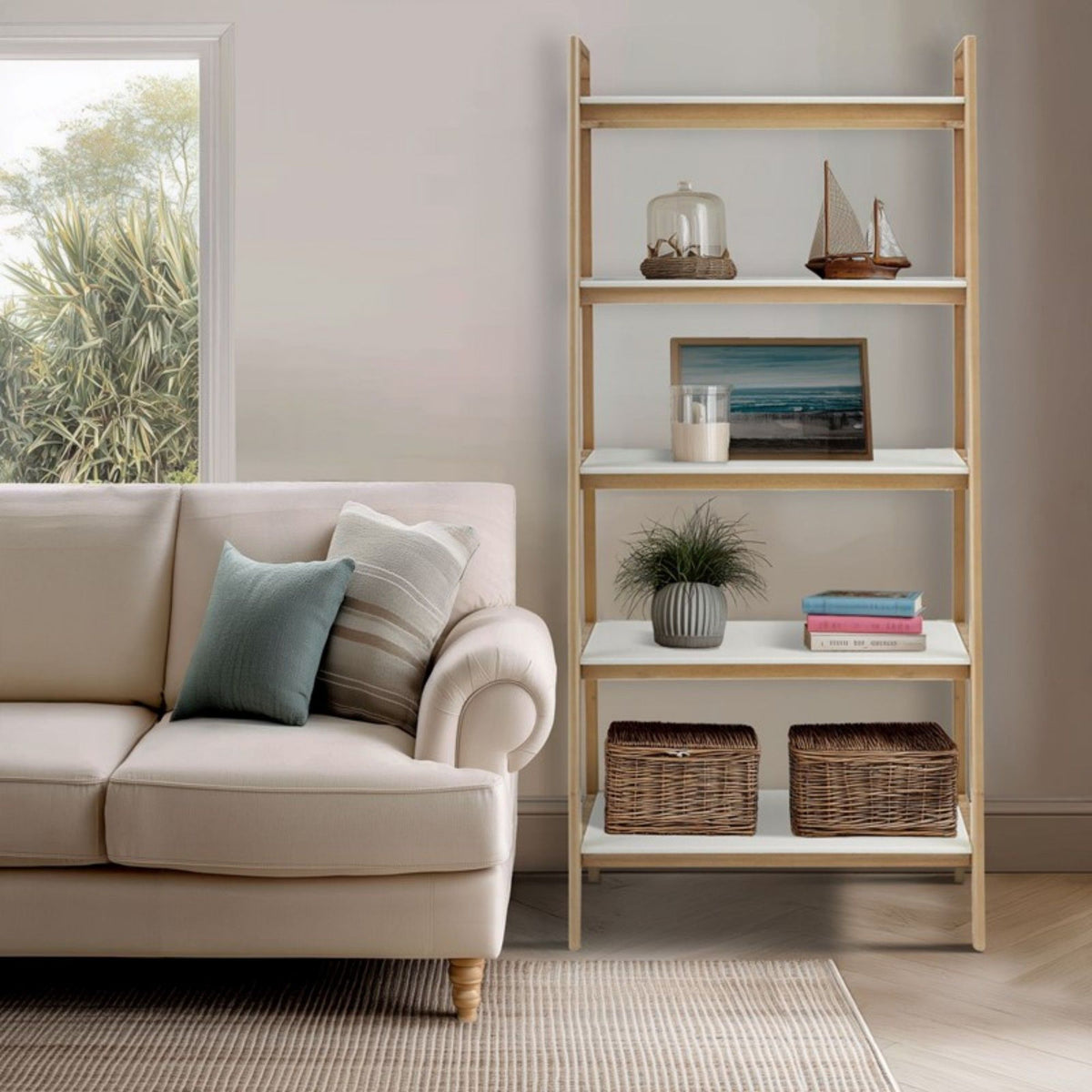 Parker - Bookcase With 5 Shelves - R&R Furniture Gallery (Fountain Valley, CA)