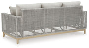 Seton Creek - Sofa With Cushion - Gray - R&R Furniture Gallery (Fountain Valley, CA)