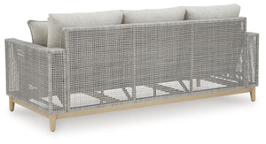 Seton Creek - Sofa With Cushion - Gray - R&R Furniture Gallery (Fountain Valley, CA)