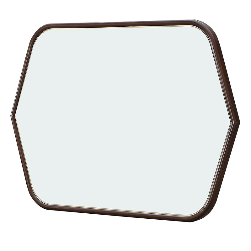 Houston - Wall Mirror - Walnut - R&R Furniture Gallery (Fountain Valley, CA)
