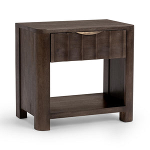 Baylee - 1 Drawer Nightstand - Cocoa Brown - R&R Furniture Gallery (Fountain Valley, CA)