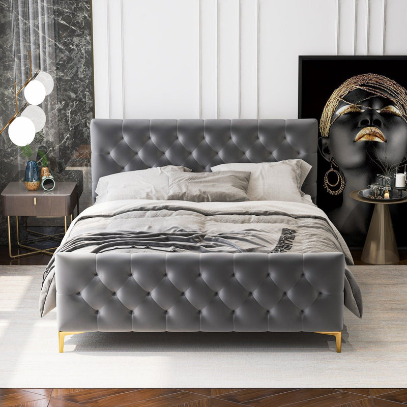 Bailey - Elegant Design Bed - R&R Furniture Gallery (Fountain Valley, CA)