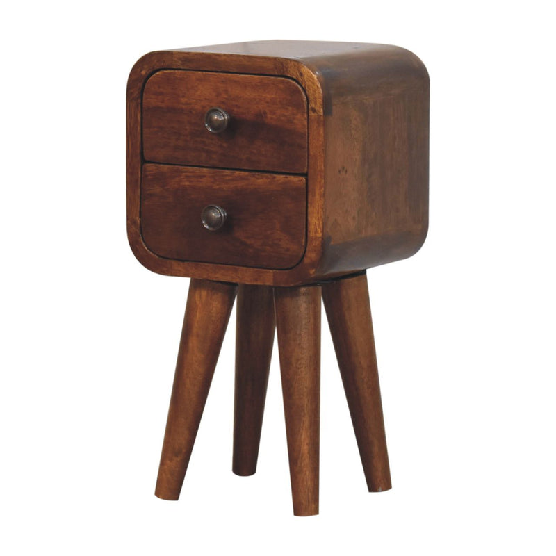 Curved Nightstand, - R&R Furniture Gallery (Fountain Valley, CA)