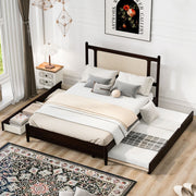 Platform Bed With 2 Big Drawers & Trundle - R&R Furniture Gallery (Fountain Valley, CA)