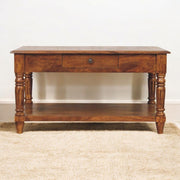 Turned Legs Drawer Table - R&R Furniture Gallery (Fountain Valley, CA)