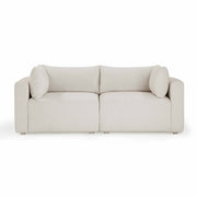 Hangover - Outdoor Modular Loveseat - Cream - R&R Furniture Gallery (Fountain Valley, CA)