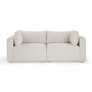 Hangover - Outdoor Modular Loveseat - Cream - R&R Furniture Gallery (Fountain Valley, CA)