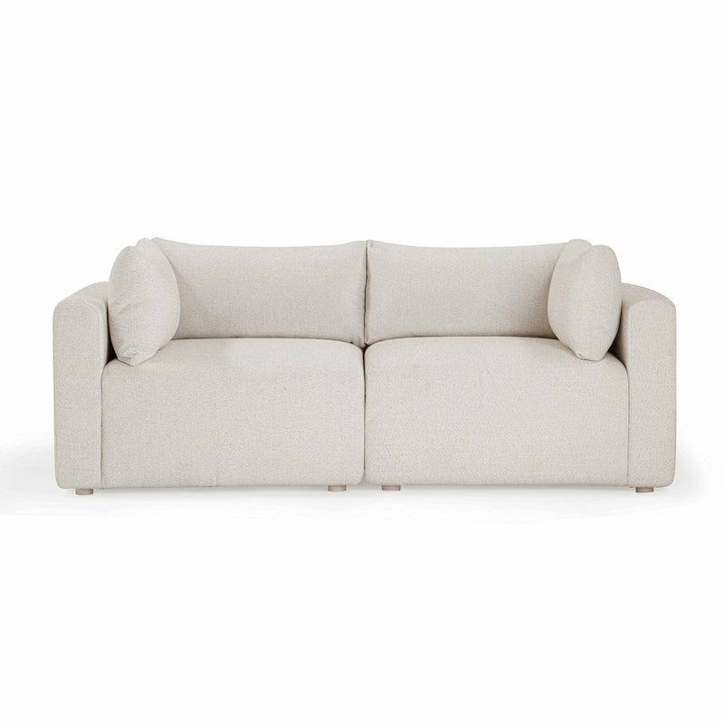 Hangover - Outdoor Modular Loveseat - Cream - R&R Furniture Gallery (Fountain Valley, CA)