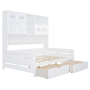 Daybed With All-In-One Cabinet And Shelf - R&R Furniture Gallery (Fountain Valley, CA)