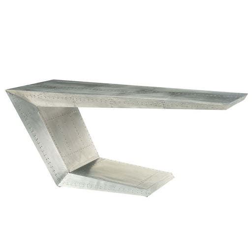 Brancaster - Executive Writing Desk - Aluminum - R&R Furniture Gallery (Fountain Valley, CA)