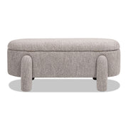 Hugo - Oval Fully Upholstered Storage Bench - R&R Furniture Gallery (Fountain Valley, CA)