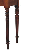 Turned Leg Writing Desk - Chestnut - R&R Furniture Gallery (Fountain Valley, CA)