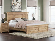 Makidern - Panel Storage Bed With Storage Footboard - R&R Furniture Gallery (Fountain Valley, CA)
