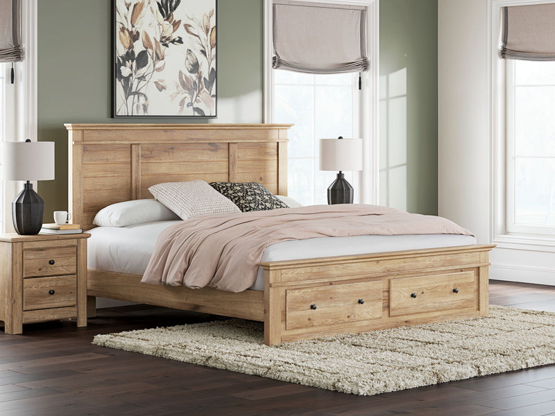 Makidern - Panel Storage Bed With Storage Footboard - R&R Furniture Gallery (Fountain Valley, CA)