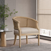 Curved Backrest Accent Chair - R&R Furniture Gallery (Fountain Valley, CA)