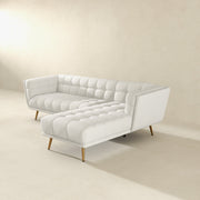Addison - L Shape Sectional Sofa Tufted - R&R Furniture Gallery (Fountain Valley, CA)