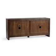 Braxton - 4 Door Cabinet - Tundra Brown - R&R Furniture Gallery (Fountain Valley, CA)