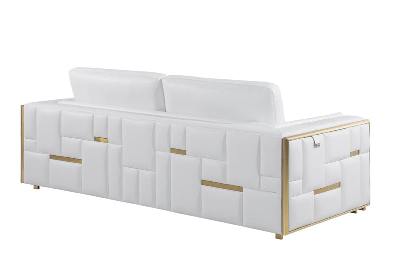 1130 - Top Grain Italian Leather Living Room Set - R&R Furniture Gallery (Fountain Valley, CA)