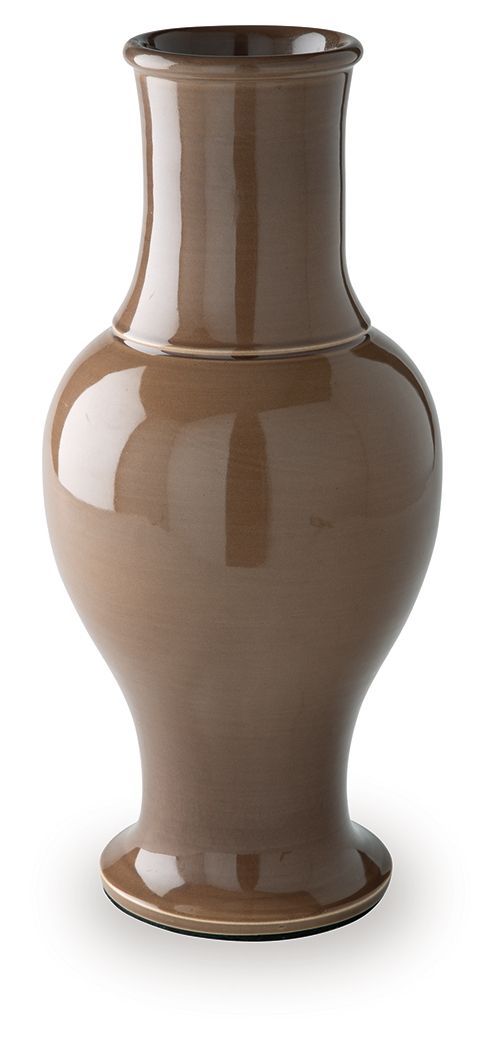 Tillmer - Vase - Brown - R&R Furniture Gallery (Fountain Valley, CA)