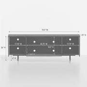 Adeline - 3 Door TV Console - R&R Furniture Gallery (Fountain Valley, CA)