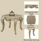 Gorsedd - Table With Marble Top - R&R Furniture Gallery (Fountain Valley, CA)