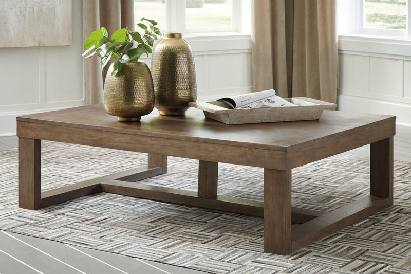 Cariton - Rectangular Cocktail Table - Gray - R&R Furniture Gallery (Fountain Valley, CA)