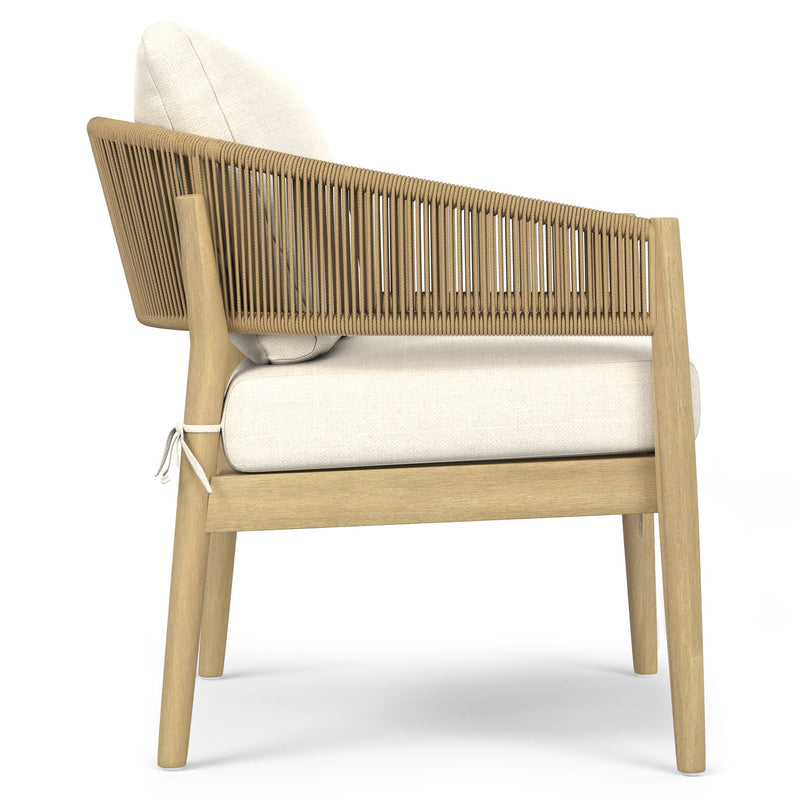 Bayshore - Outdoor Conversation Chair (Set of 2) - Natural - R&R Furniture Gallery (Fountain Valley, CA)