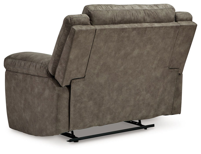 Laresview - Zero Wall Wide Seat Recliner - Fossil - R&R Furniture Gallery (Fountain Valley, CA)