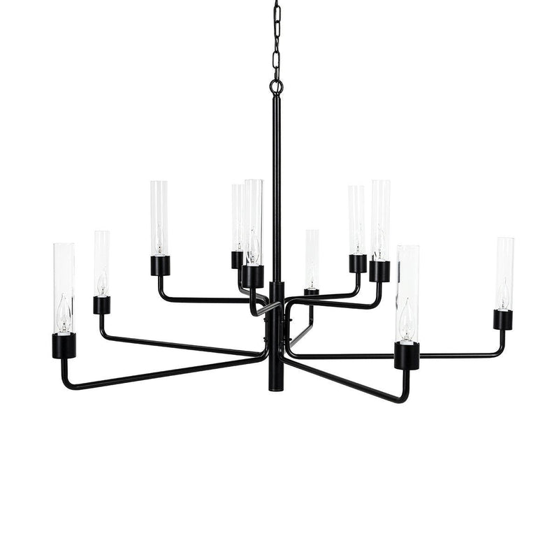 Madeline - Chandelier - Matte Black - R&R Furniture Gallery (Fountain Valley, CA)