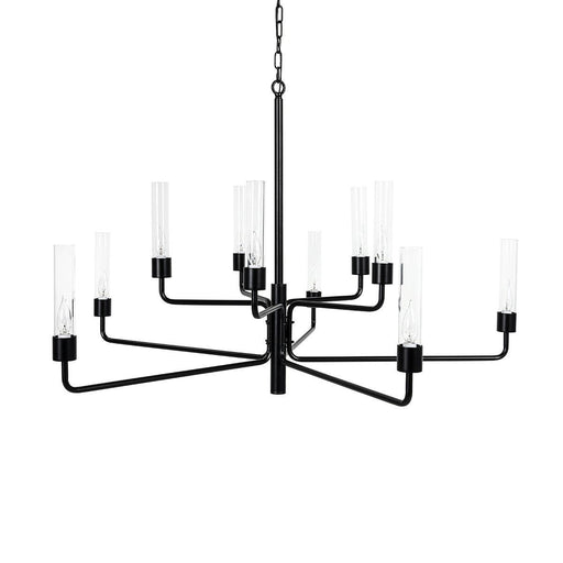 Madeline - Chandelier - Matte Black - R&R Furniture Gallery (Fountain Valley, CA)