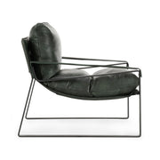 Classic Home Morgan accent arm chair with plush upholstery and wooden legs, ideal for living room or bedroom decor.