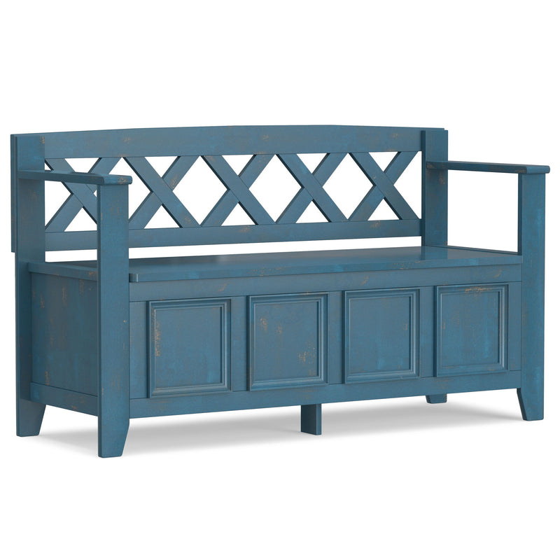 Amherst - Handcrafted Entryway Storage Bench - R&R Furniture Gallery (Fountain Valley, CA)