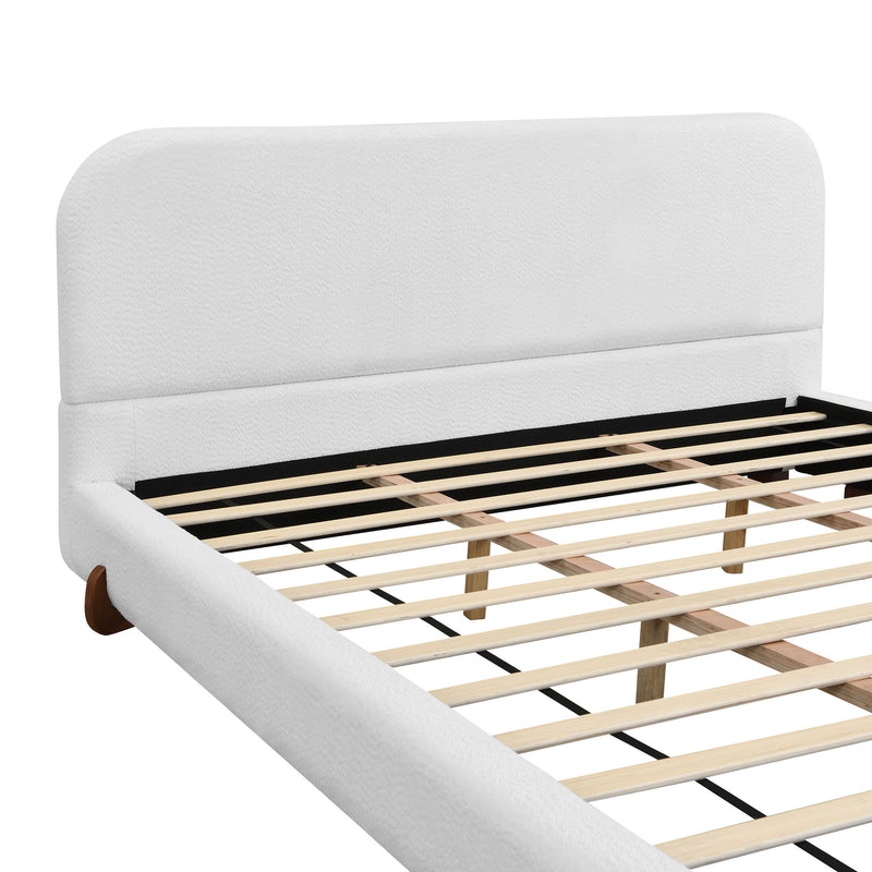 Elegant Upholstered Bed Frame - R&R Furniture Gallery (Fountain Valley, CA)