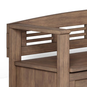 Adams - Entryway Storage Bench - Rustic Natural Aged Brown - R&R Furniture Gallery (Fountain Valley, CA)