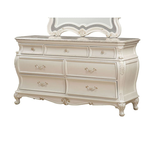 Chantelle - Dresser w/Granite Top - R&R Furniture Gallery (Fountain Valley, CA)