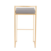 Lumi Source Fuji contemporary glam barstool with quality construction, featuring a sleek design and modern seating for stylish interiors.