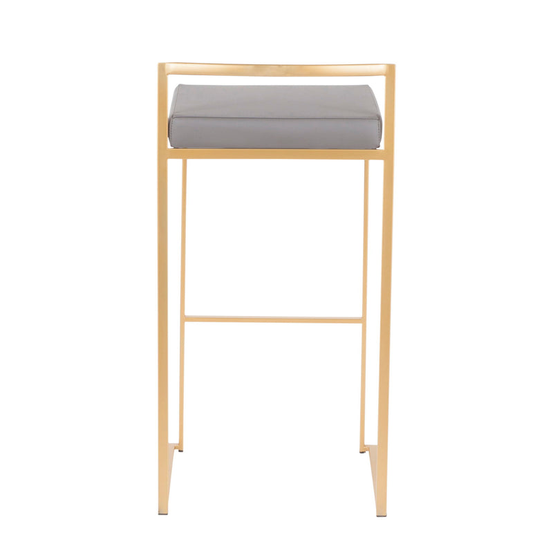 Lumi Source Fuji contemporary glam barstool with quality construction, featuring a sleek design and modern seating for stylish interiors.