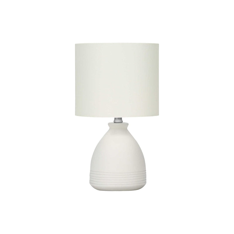 Lighting, Modern Table Lamp - Cream - R&R Furniture Gallery (Fountain Valley, CA)