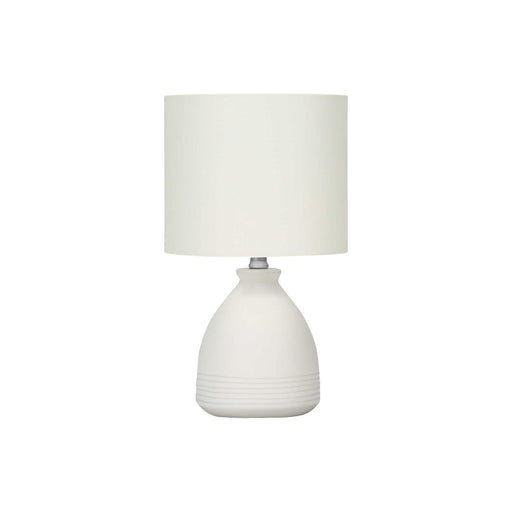 Lighting, Modern Table Lamp - Cream - R&R Furniture Gallery (Fountain Valley, CA)
